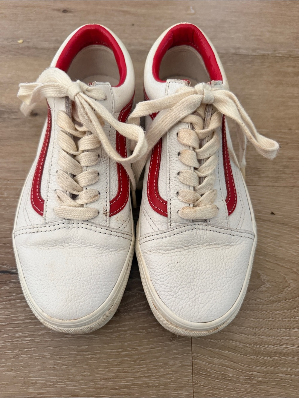 Old school leather Vans